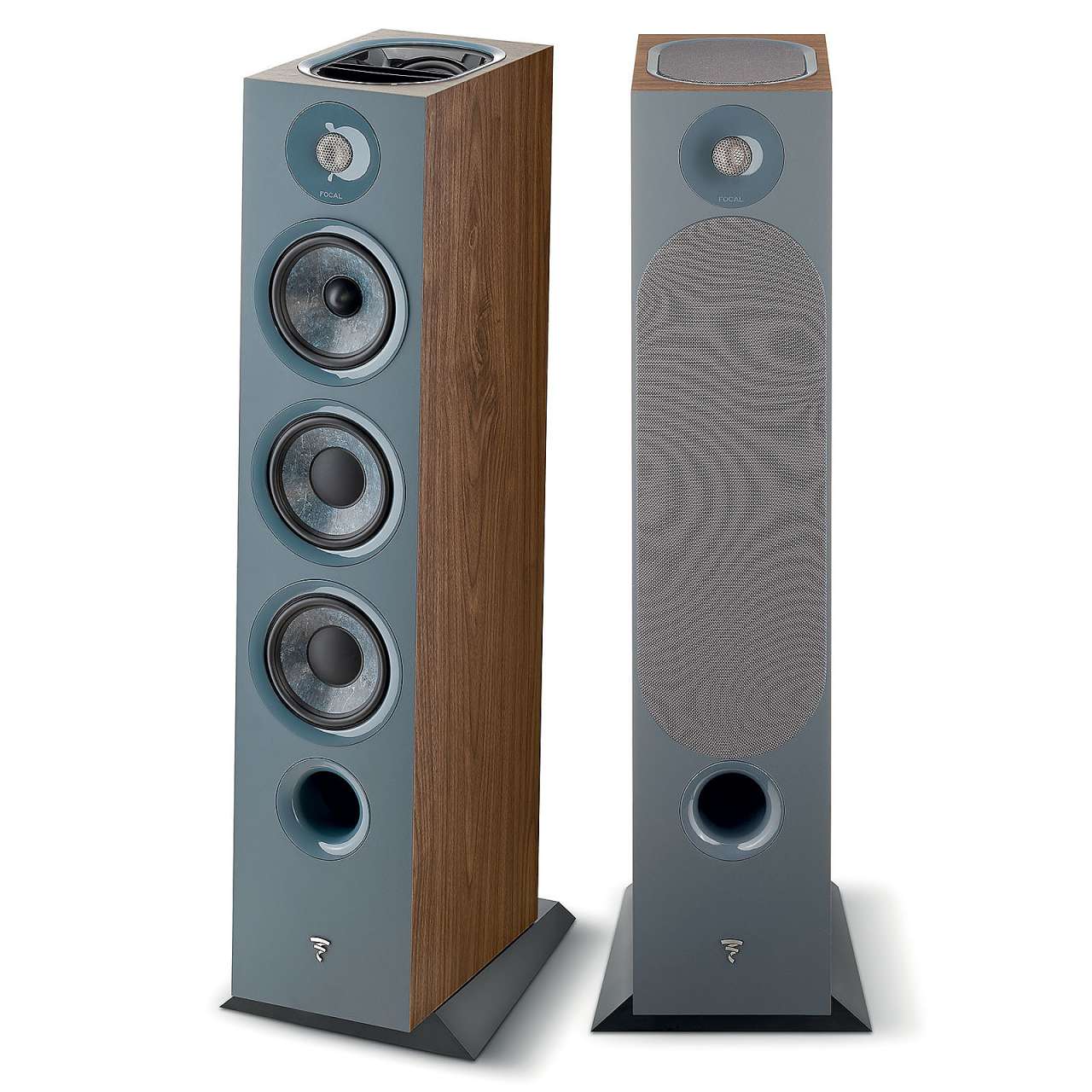 FOCAL CHORA 4 WAY ATMOS FLOOR STANDING SPEAKERS - DARK WOOD FINISH (FCHORA826DW-D)