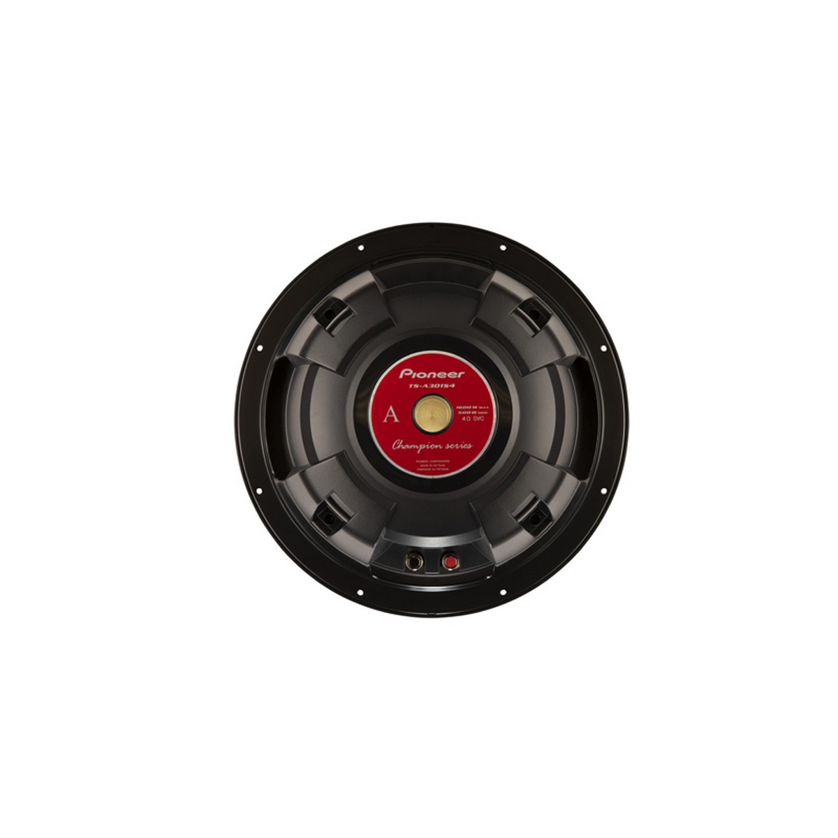 Pioneer 12" - 1600 W Max Power, Single 4 Ohm Voice Coil, Champion Series- Component Subwoofer (TSA301S4) - Image 4