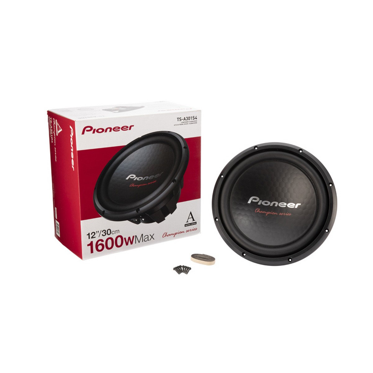Pioneer 12" - 1600 W Max Power, Single 4 Ohm Voice Coil, Champion Series- Component Subwoofer (TSA301S4) - Image 7