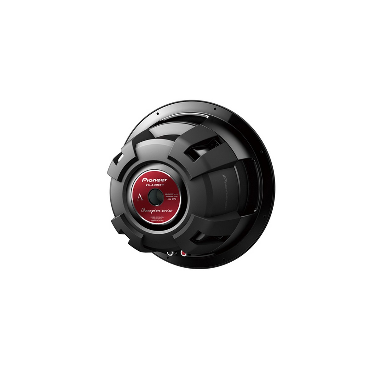 Pioneer 12" - 1600 W Max Power, Single 4 Ohm Voice Coil, Champion Series- Component Subwoofer (TSA301S4) - Image 2