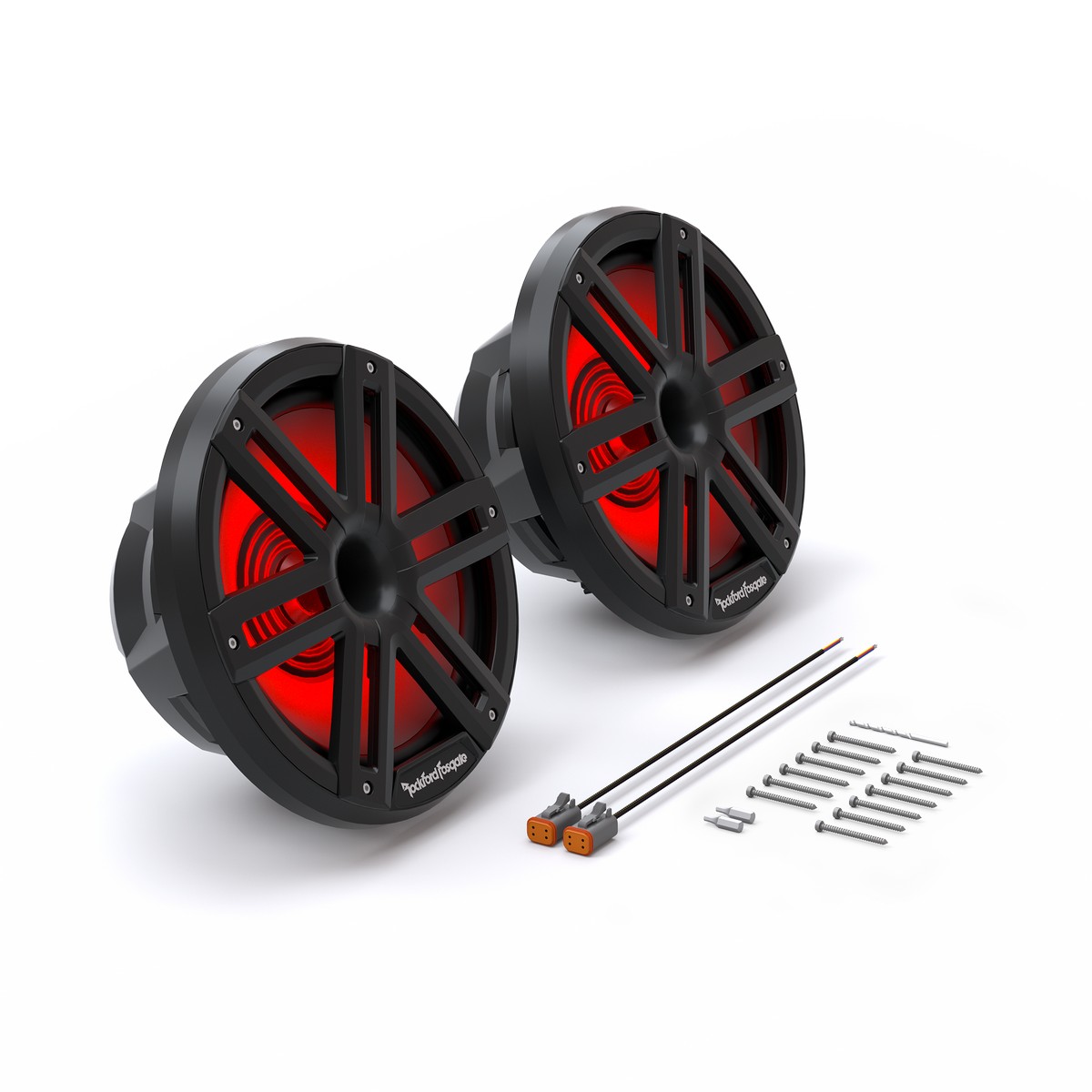 Rockford Fosgate M2 10" Color Optix 2-Way Horn Loaded Speaker (pr) - Black (M210HB) - Image 6