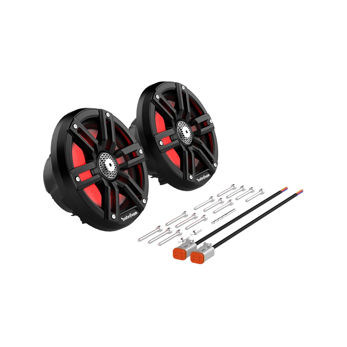 Rockford Fosgate M2 6.5 Color Optix Marine 2-Way Speakers (pr) - Black (M265B) - Image 5