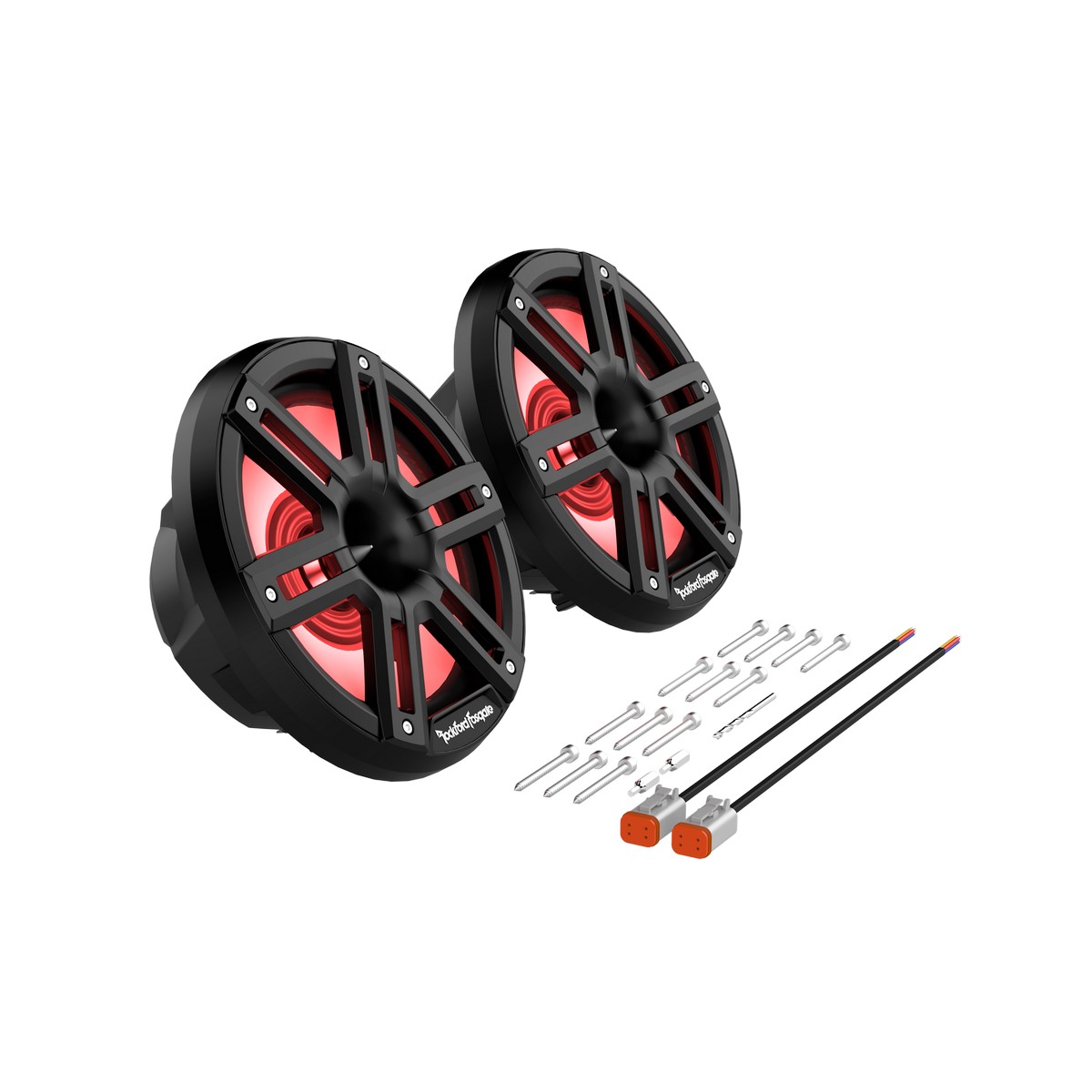 Rockford Fosgate M2 8 Color Optix Marine 2-Way Horn Speakers (pr) - Black (M28HB) - Image 4