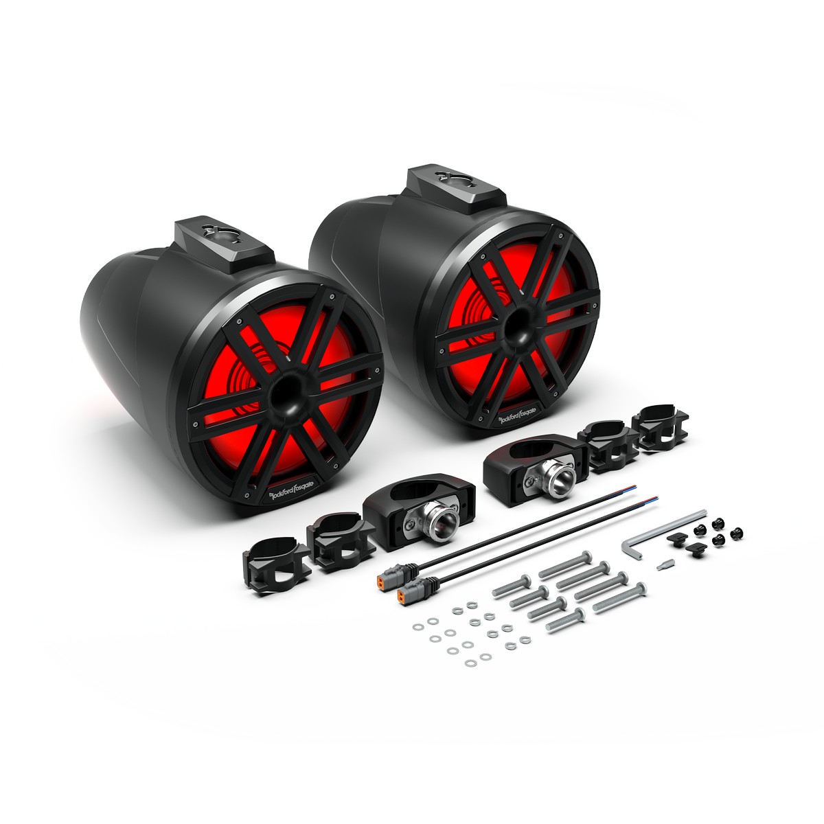 Rockford Fosgate M2 10" Color Optix 2-Way Horn Loaded Tower Speakers (pr) - Black (M2WL10HB) - Image 8
