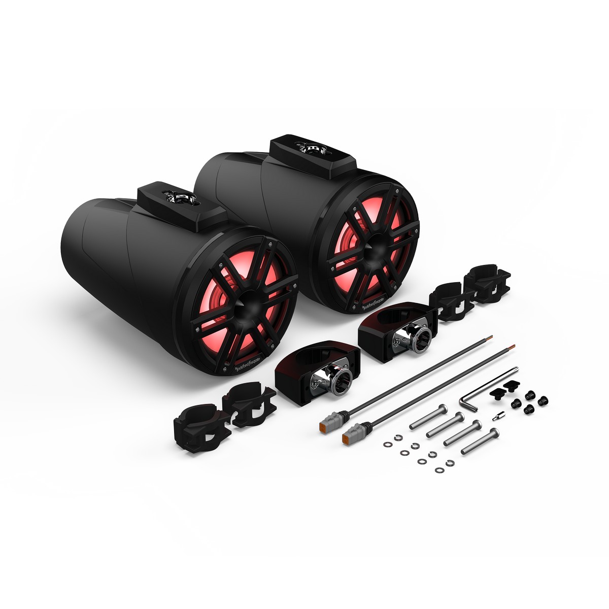 Rockford Fosgate M2 8 Color Optix 2-Way Horn Loaded Wake Tower Speakers (pr) - Black (M2WL8HB) - Image 7