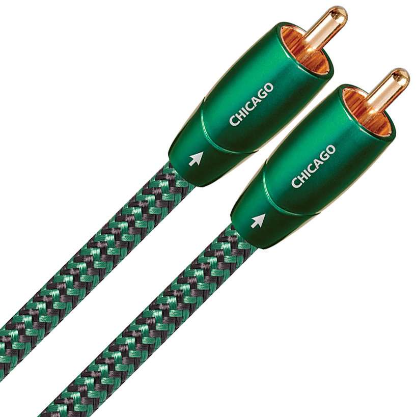 AUDIOQUEST Chicago Audio Interconnect Cables - 3 Meters (CHICAGO03)
