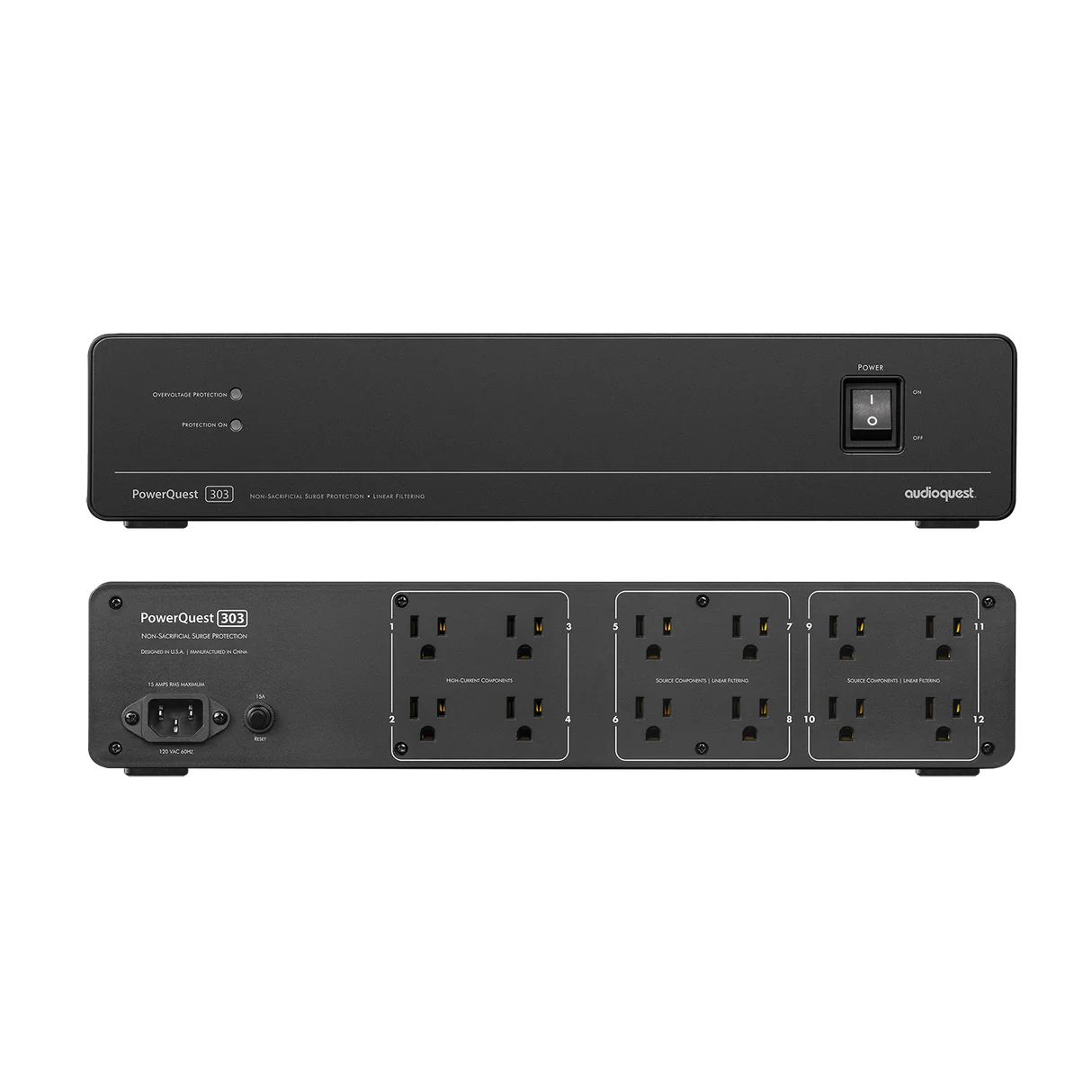 AUDIOQUEST PowerQuest PQ-303 12 Outlet Power Conditioner