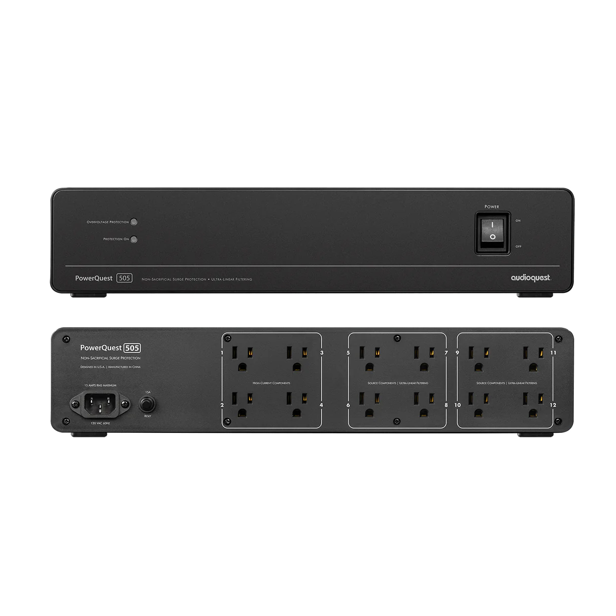 AUDIOQUEST PowerQuest PQ-505 12 Outlet Power Conditioner