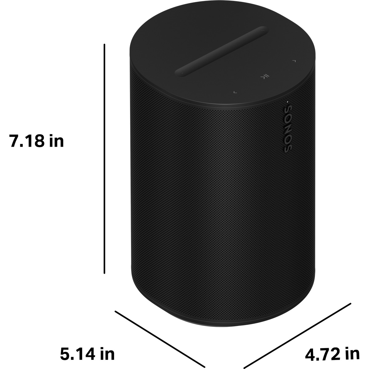 SONOS ERA 100 SL Compact Smart Speaker - Black (E10SLUS1BLK) - Image 3
