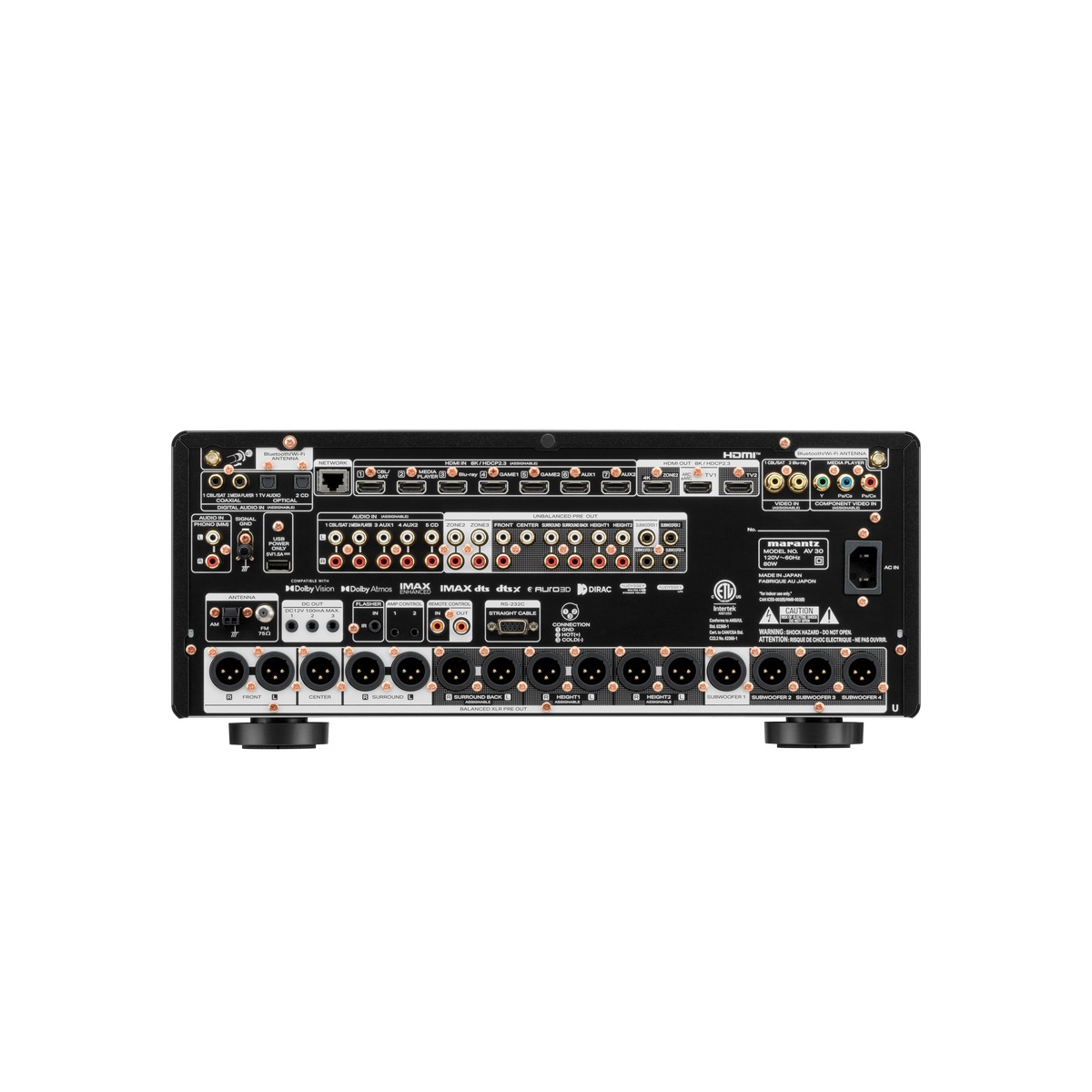 MARANTZ 11.4-Channel Balanced AV Preamplifier (AV 30) - Image 3