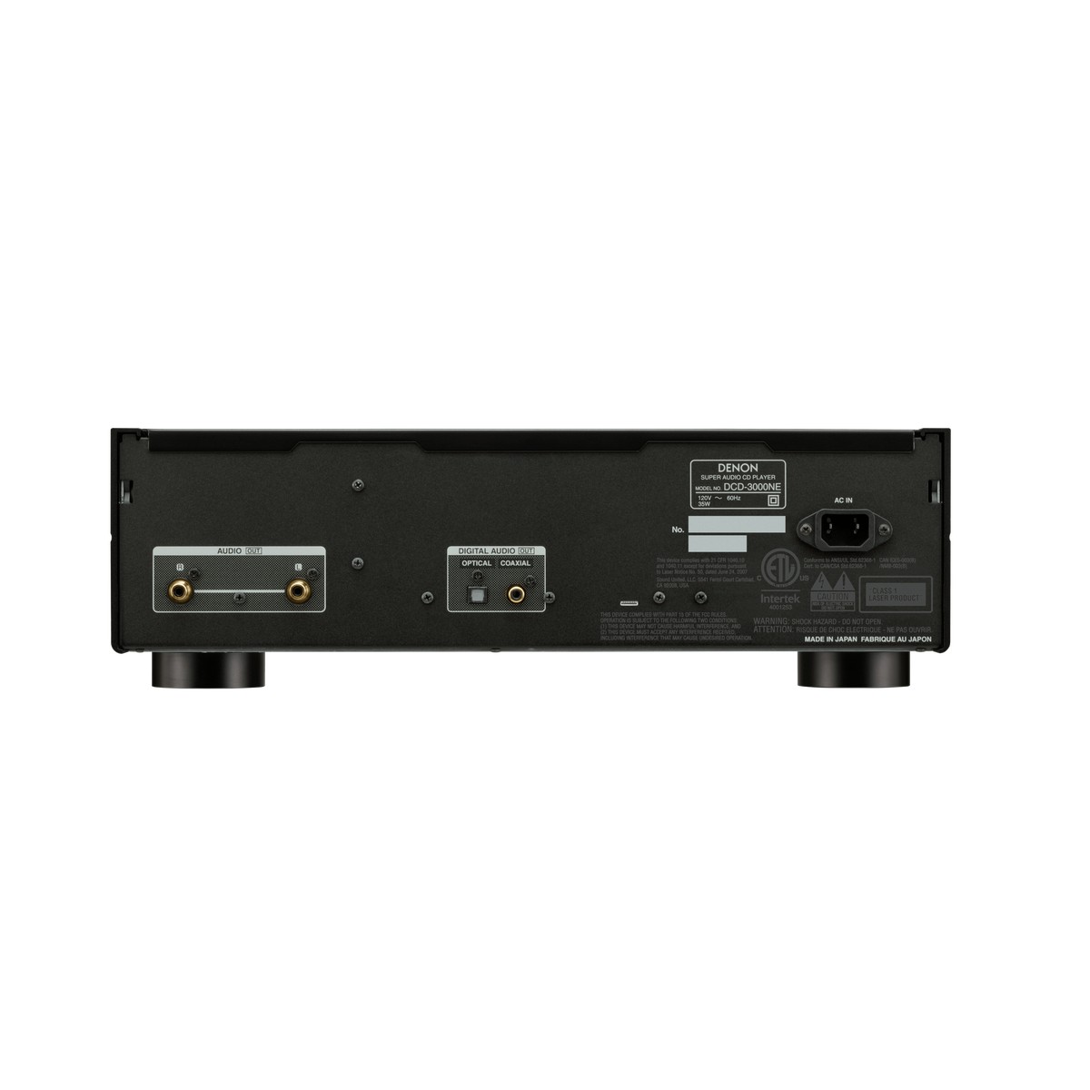 DENON Reference Series SACD player with Ultra AL32 Processing - Black (DCD-3000NE) - Image 4