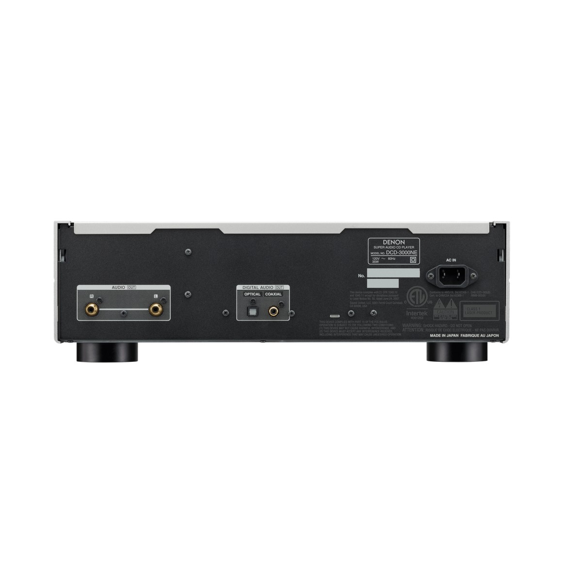 DENON Reference Series SACD player with Ultra AL32 Processing - Silver (DCD-3000NE) - Image 4