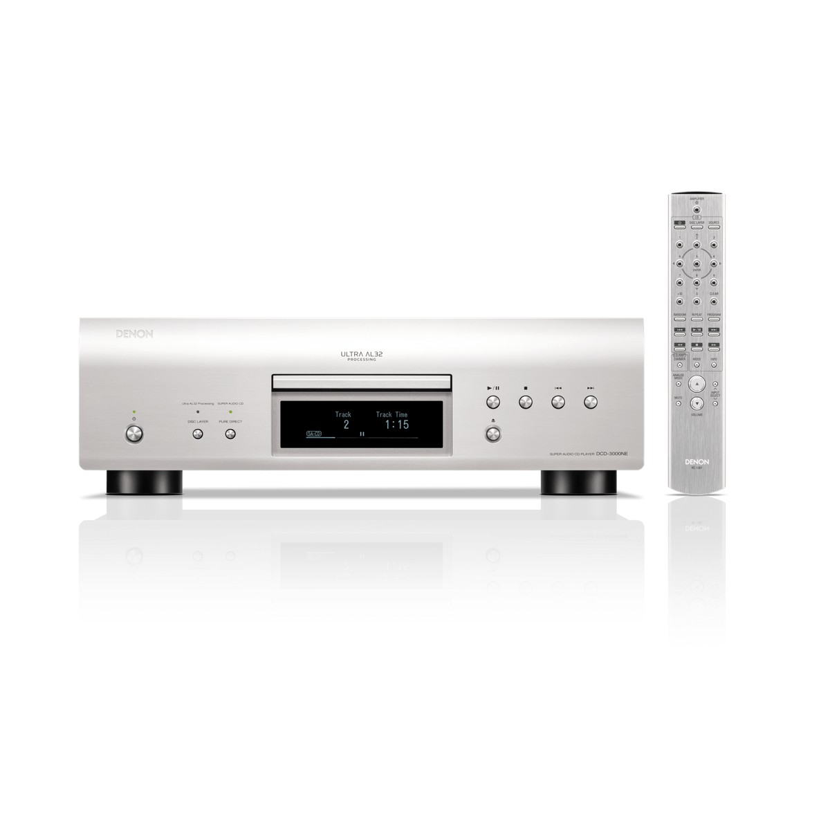 DENON Reference Series SACD player with Ultra AL32 Processing - Silver (DCD-3000NE) - Image 2